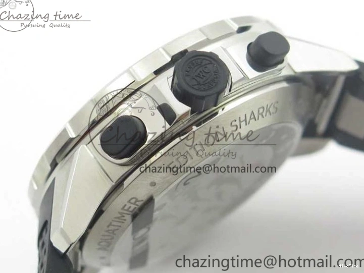 MIROTIME 0219 Aquatimer Chrono IW376803 V6F 1:1 Best Edition Gray Dial on Rubber Strap A FlexibleFit 7153